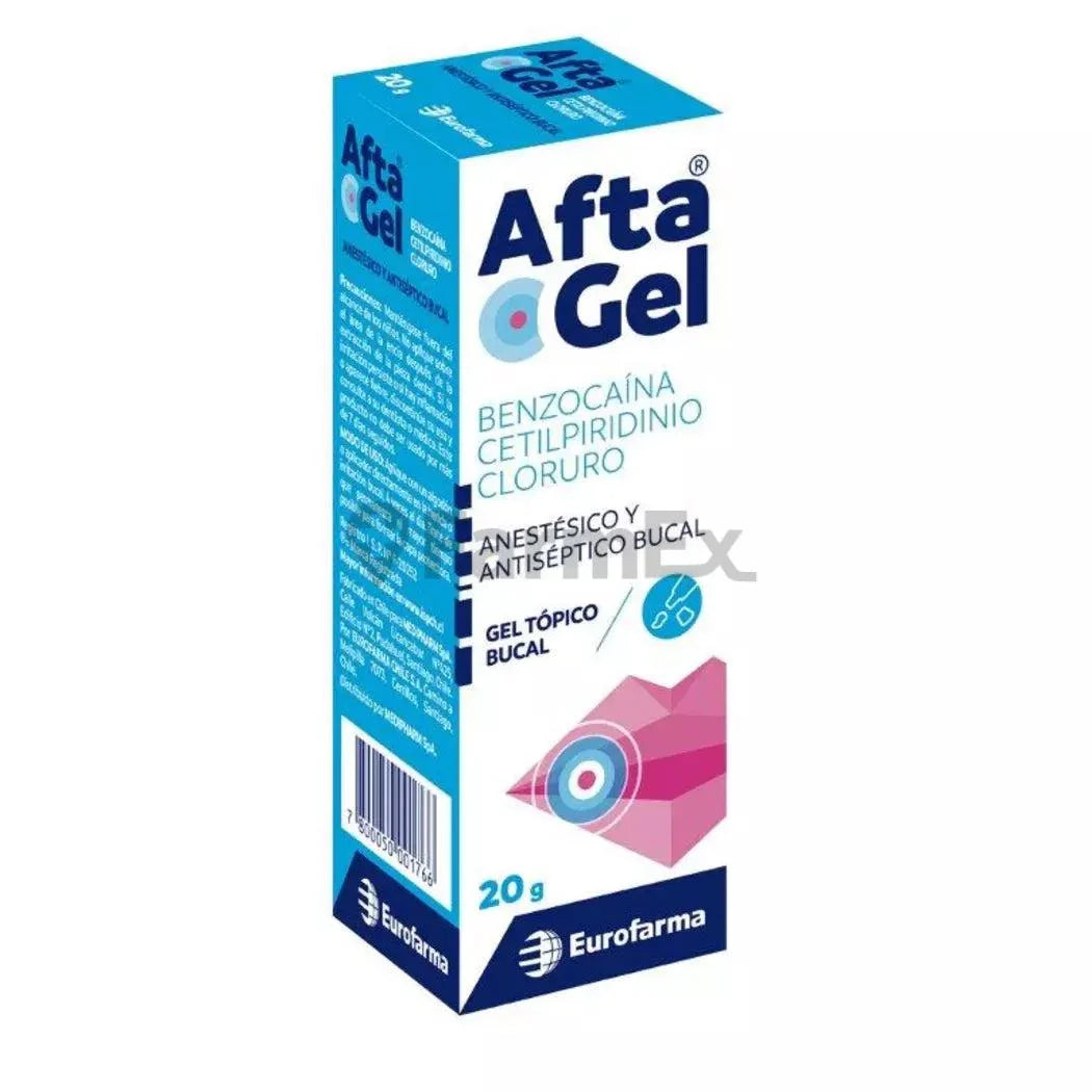 Aftagel Benzocaína - Cetilpiridino Cloruro x 20 g Farmex-VidaTres-Persistente